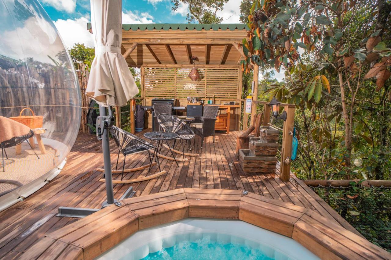 Bubblesky Glamping Guatape Hotel Eksteriør billede