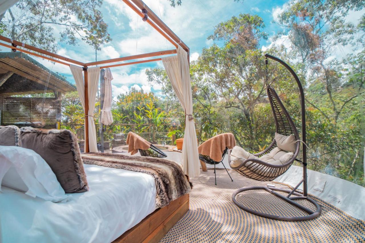 Bubblesky Glamping Guatape Hotel Eksteriør billede