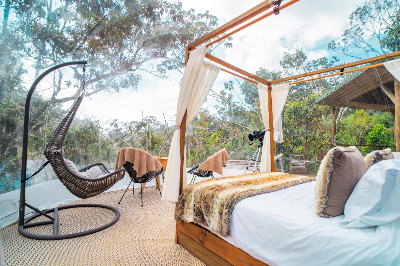 Bubblesky Glamping Guatape Hotel Eksteriør billede