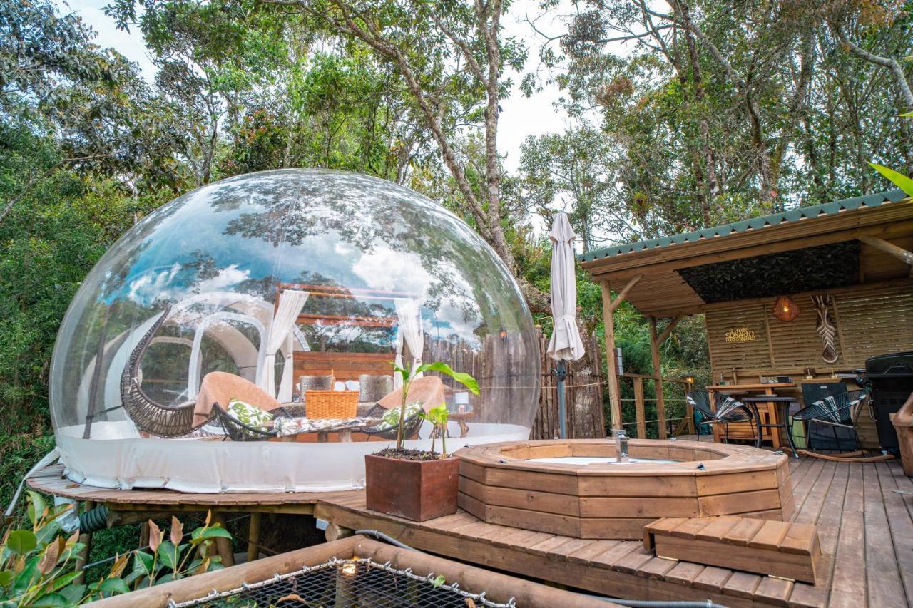 Bubblesky Glamping Guatape Hotel Eksteriør billede