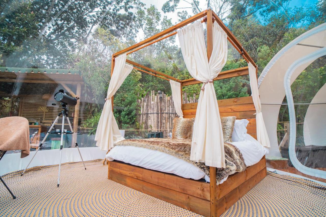 Bubblesky Glamping Guatape Hotel Eksteriør billede