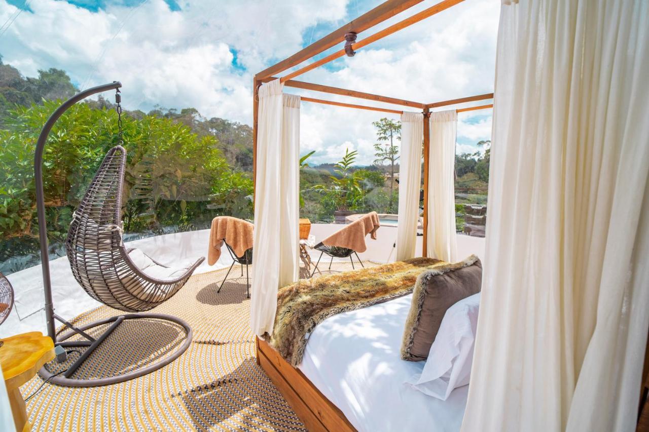 Bubblesky Glamping Guatape Hotel Eksteriør billede