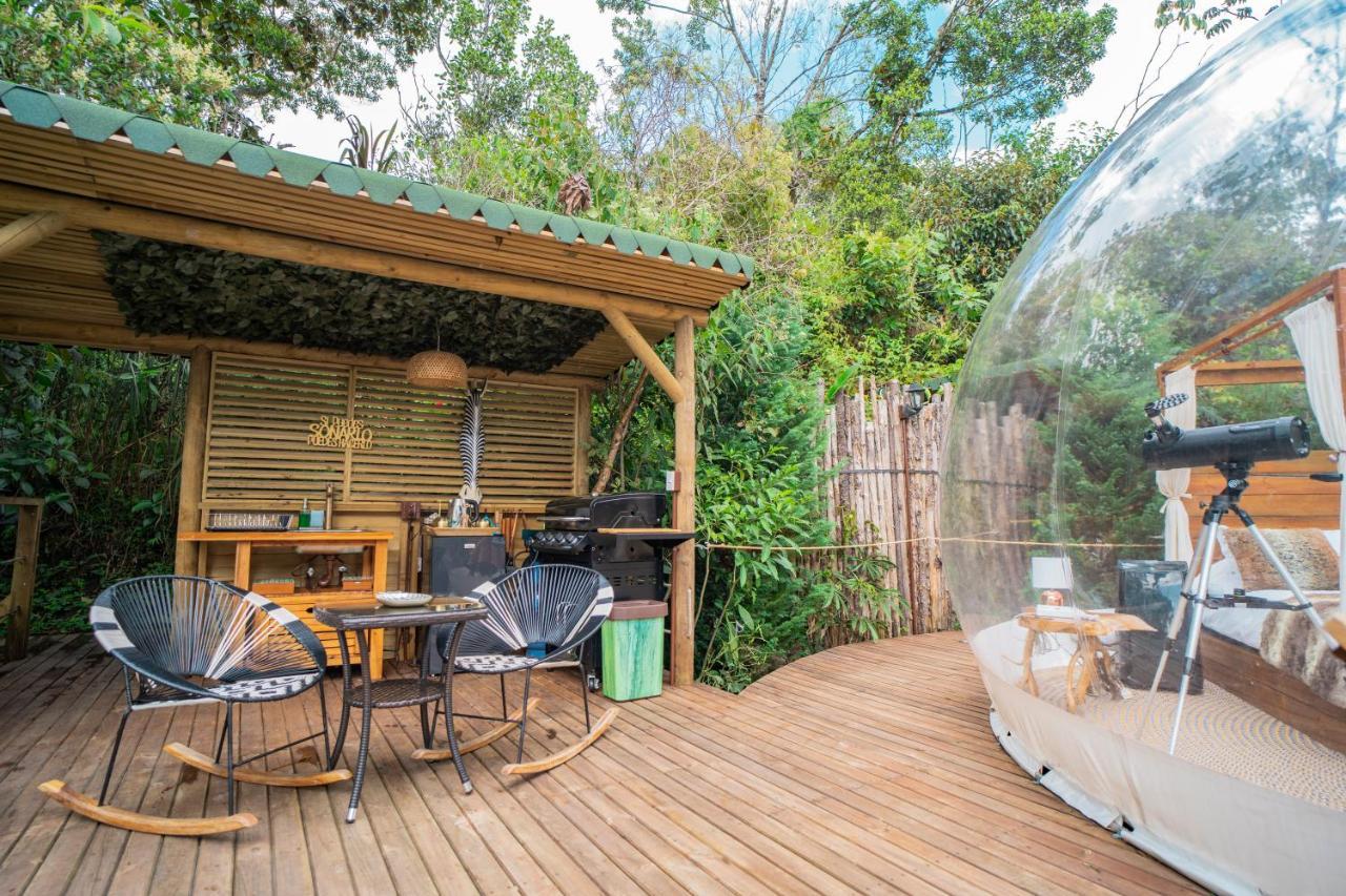 Bubblesky Glamping Guatape Hotel Eksteriør billede