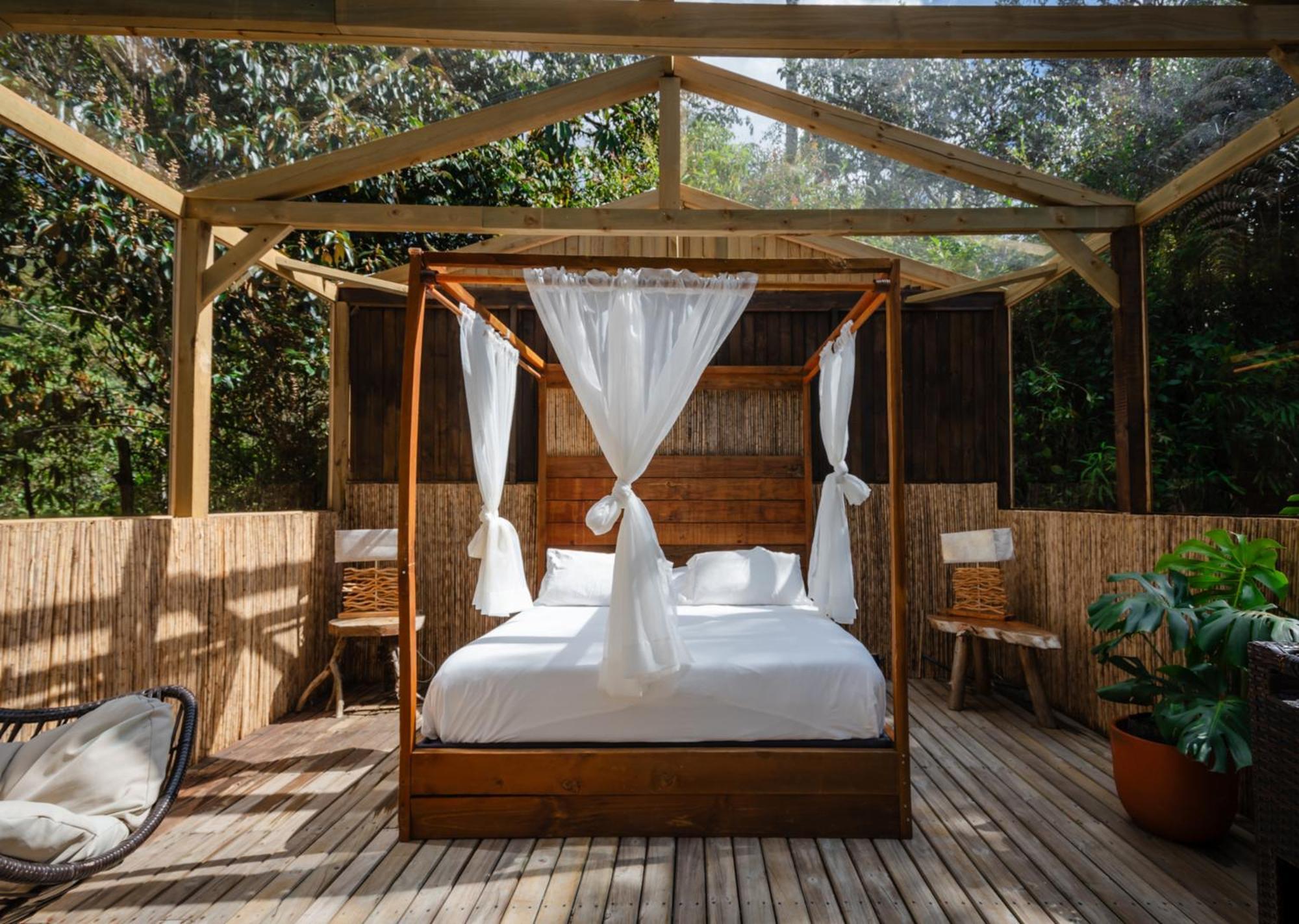 Bubblesky Glamping Guatape Hotel Eksteriør billede